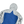 Load image into Gallery viewer, ACG White &amp; Blue All Condition Padded Hooded Storm Fit Jacket - Large
