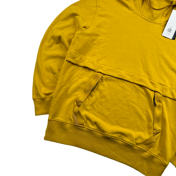 CP Company Yellow Lens Viewer High Collar Hoodie - Large