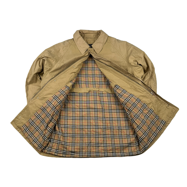 Burberry Nova Check Lined Tan Jacket - XXL