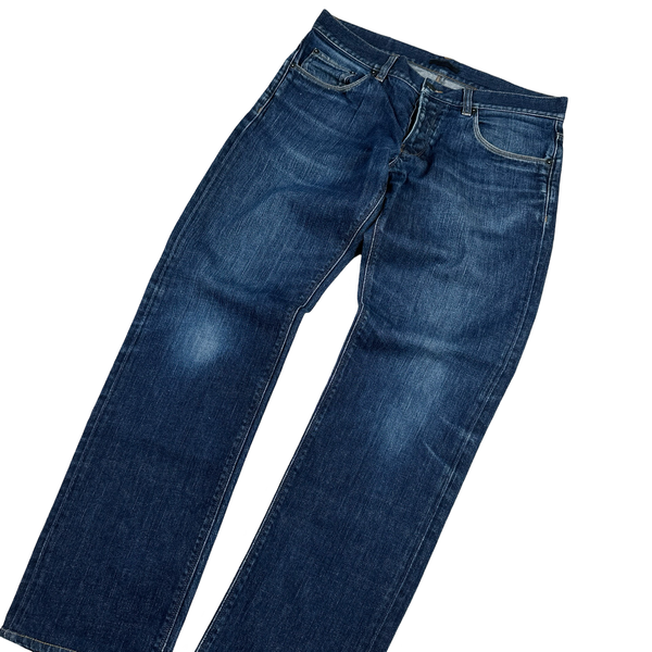 Prada Straight Fit Dark Denim Jeans - Medium