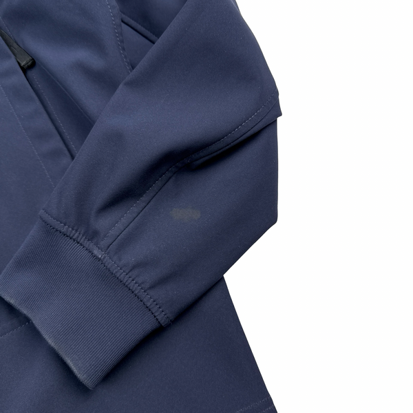 Stone Island Navy Soft Shell E Dye Hooded Jacket - XL