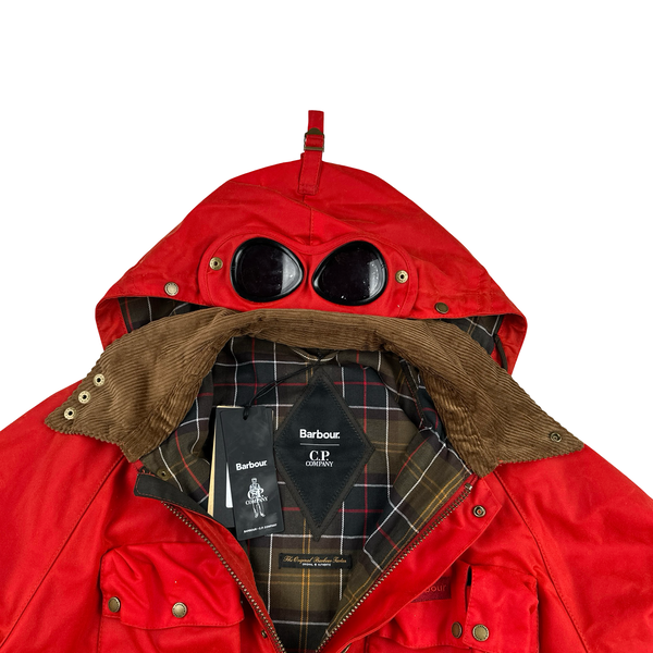 CP Company x Barbour Multi Pocket 500 Mille Waxed Jacket - Medium