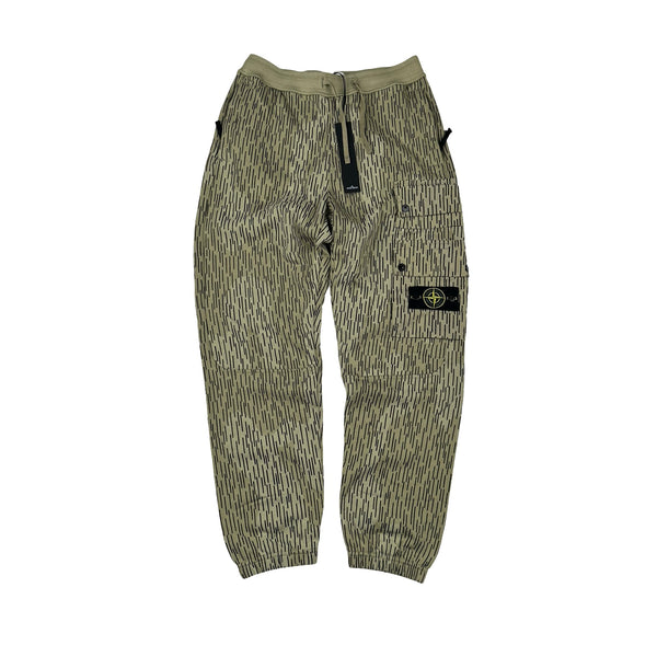 Stone Island 2021 Rain Camo Cargo Joggers - Small