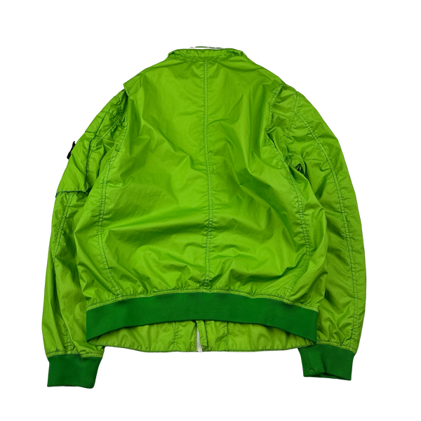Stone Island 2016 Lime Green Membrana 3L TC Jacket - Large