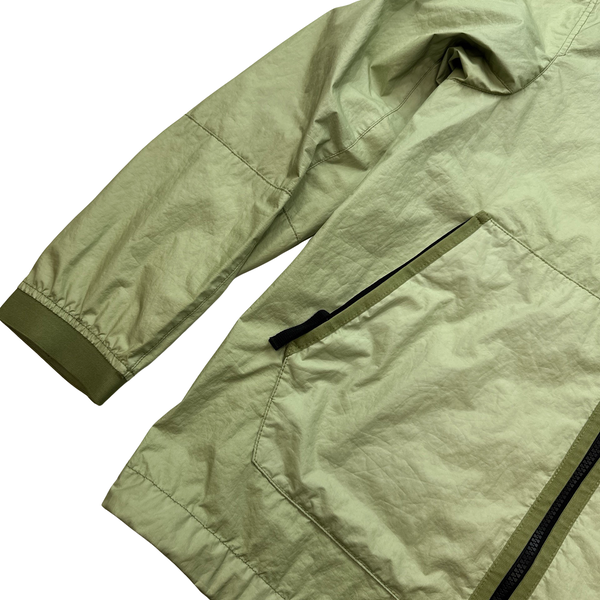 Stone Island 2021 Green Membrana TC 3L Rain Jacket - Small