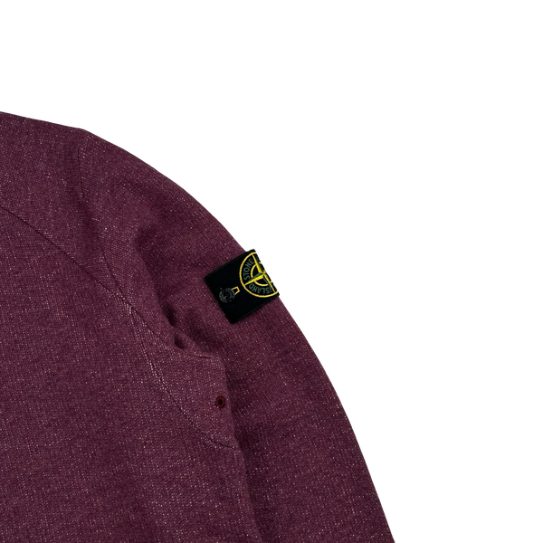 Stone Island 2014 Purple Marl Crewneck Jumper - XL