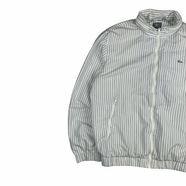 Lacoste Pin Stripe Zip up Track Jacket - Large