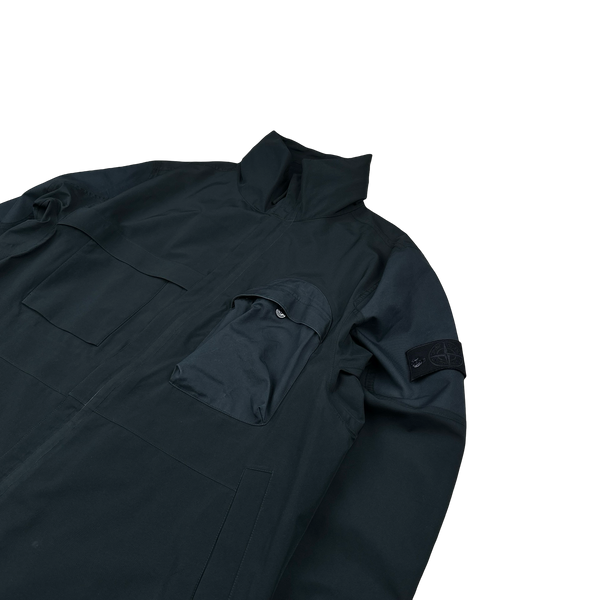Stone Island 2018 Navy Ghost Tank Shield Jacket - XL