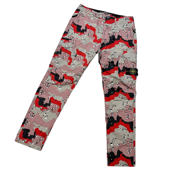Stone island camo pants sales