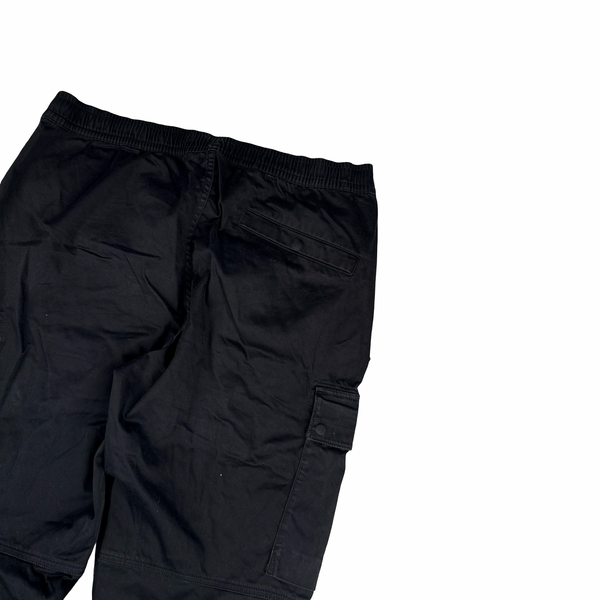 Stone Island 2024 Black RE-T Fit Cargos - 34"