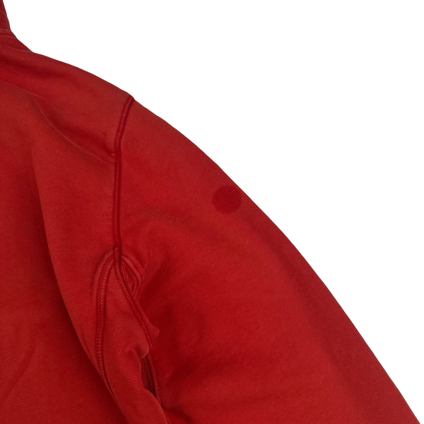 Stone Island 2019 Red Pullover Hoodie - Medium