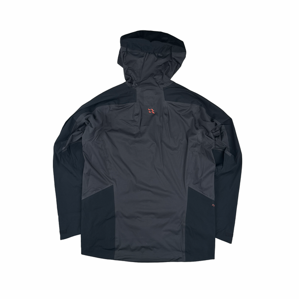 RAB Dark Grey Colour Block Profle Zipped Lightweight Kinetic Jacket - Large