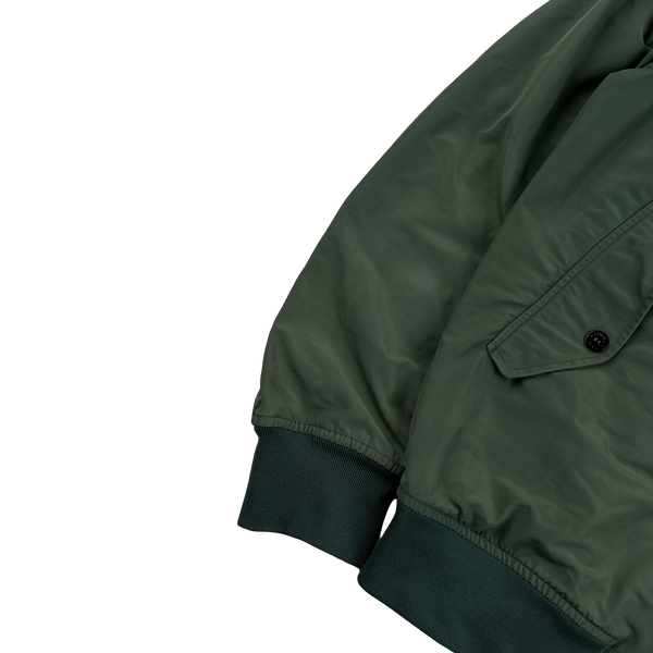 Stone Island 2014 Green Micro Reps Hooded Jacket - XL