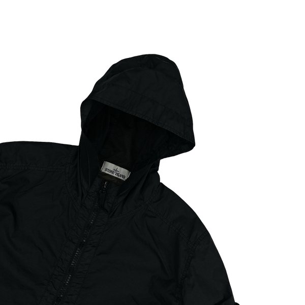 Stone Island 2017 Black Membrana 3L TC Rain Jacket - Large