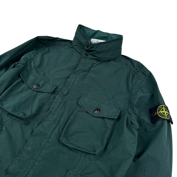 Stone Island 2018 Green David Tela Light TC Jacket - Small