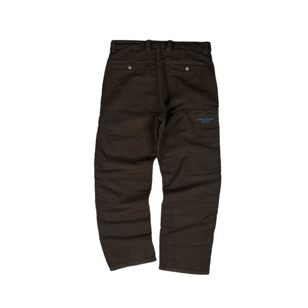 Stone Island Marina Moleskin Lo Fit Cotton Cargo Trousers - Medium