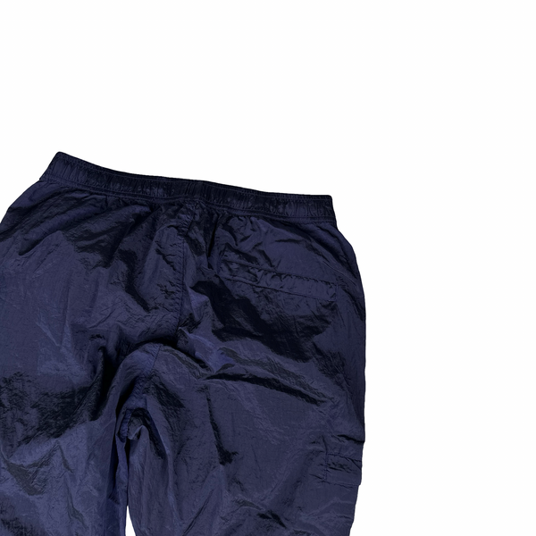 Stone Island 2022 Blue Econyl Nylon Metal Trousers - XXL