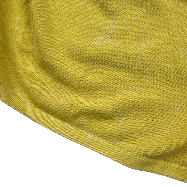 Stone Island 2022 Yellow Tie Dye OVD Camo Soft Knit - Medium