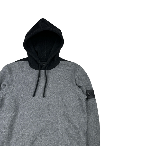 Stone Island 2019 Shadow Project Wool Blend Hoodie Knit Jumper - Small