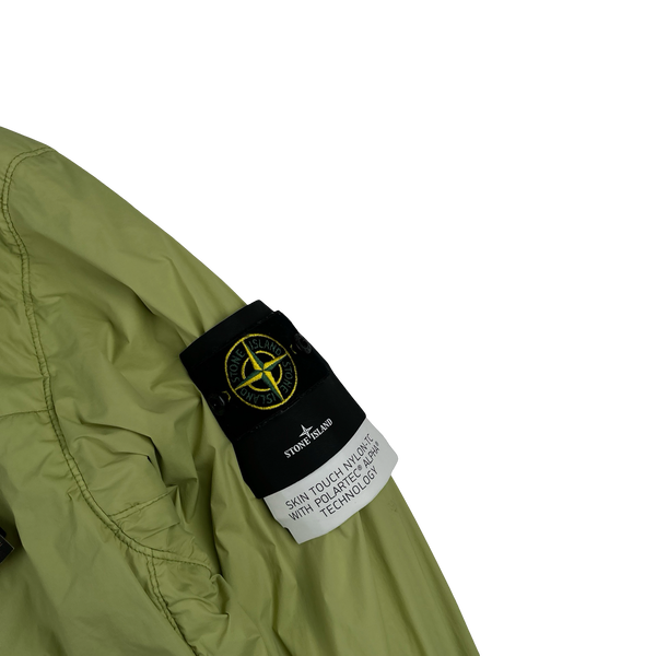 Stone Island 2022 Lime Nylon Skin Touch TC Polartec Jacket - XXL