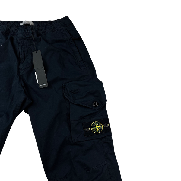 Stone Island 2023 RE T Navy Cargo Trousers - 30"