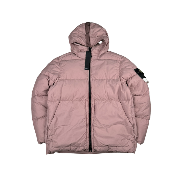 Stone Island 2022 Pink Naslan Light Watro Down TC Puffer - XL