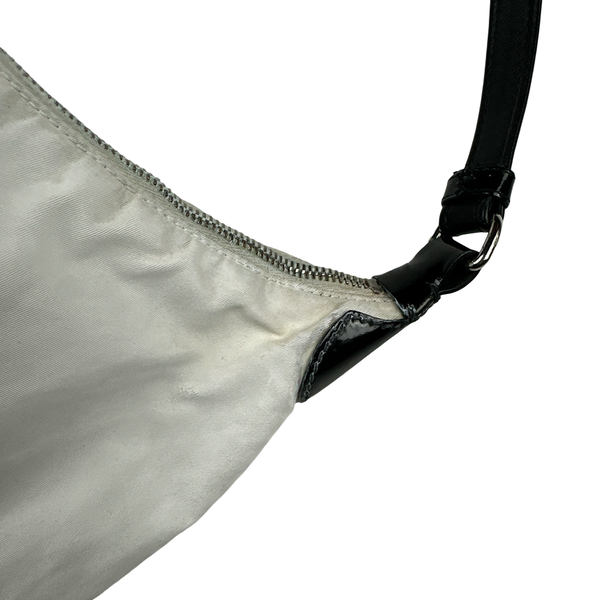 Prada White Nylon Womens Small Handbag