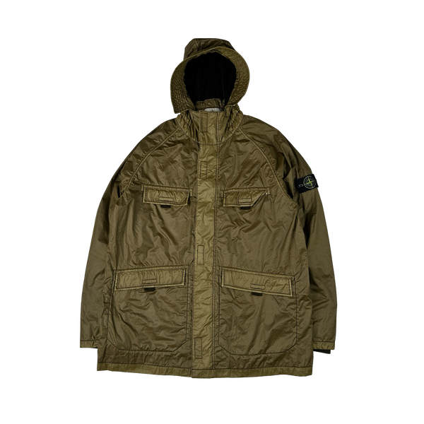 Stone Island 2018 Brown Lamy Flock Multipocket Jacket - XL