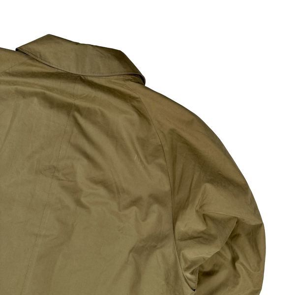 Burberry Nova Check Lined Tan Trench Coat - XL