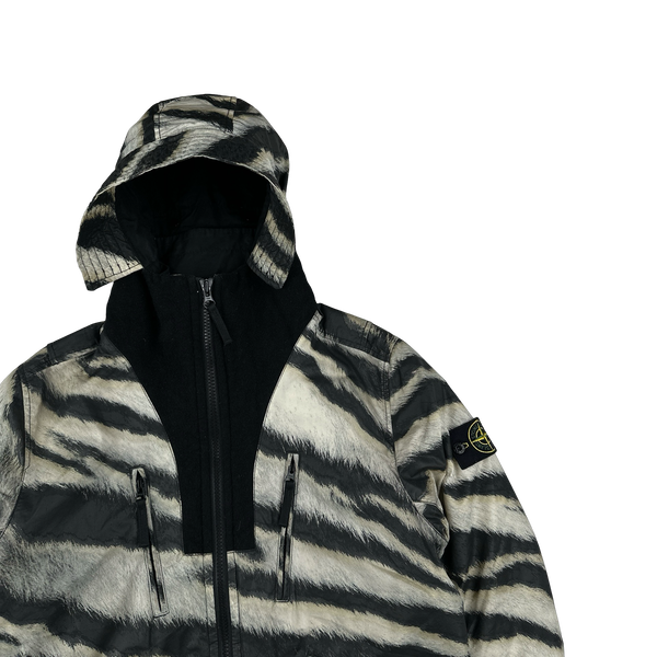 Stone Island 2018 White Tiger Camo 50 Fili Primaloft Jacket  - Medium