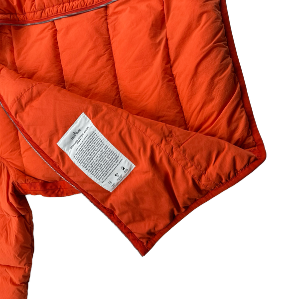 Stone Island 2023 Orange Seamless Tunnel Nylon Down TC - XXL