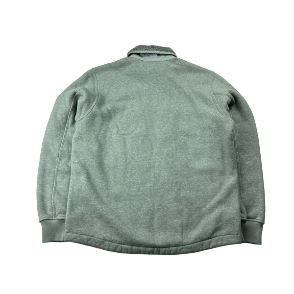 Stone Island 2023 Aqua Teddy Fleece Zipped Jumper- Small
