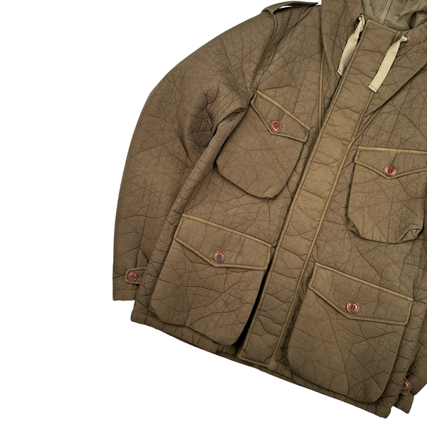 CP Company Beige MTP Liner Hooded Multi Pocket Jacket