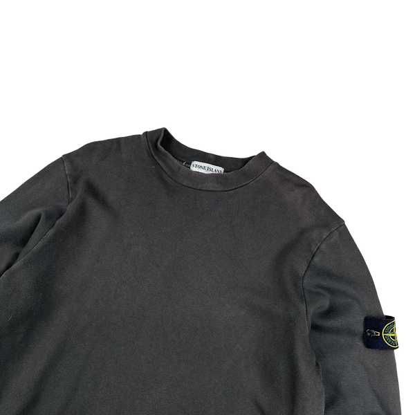 Stone Island Vintage 2001 Brown Cotton Crewneck Jumper - XL