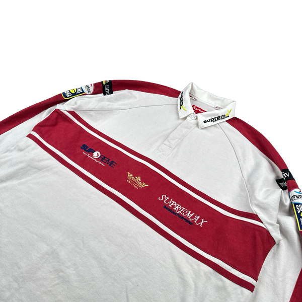 Supreme World Famous Spellout no.6 Rugby Polo Shirt - XXL