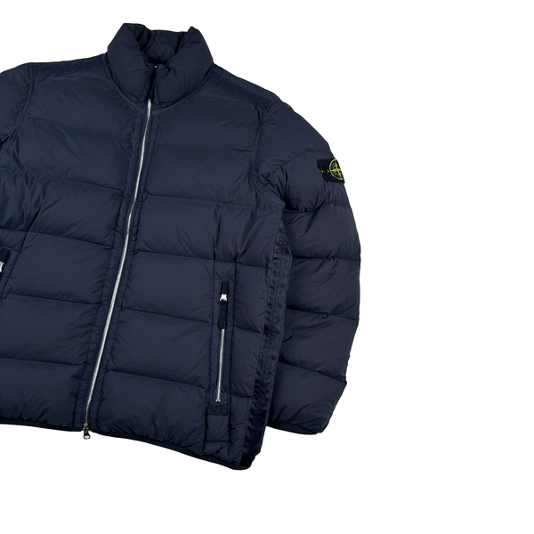Stone Island 2023 Navy Seamless Tunnel Nylon Down TC Jacket - XL