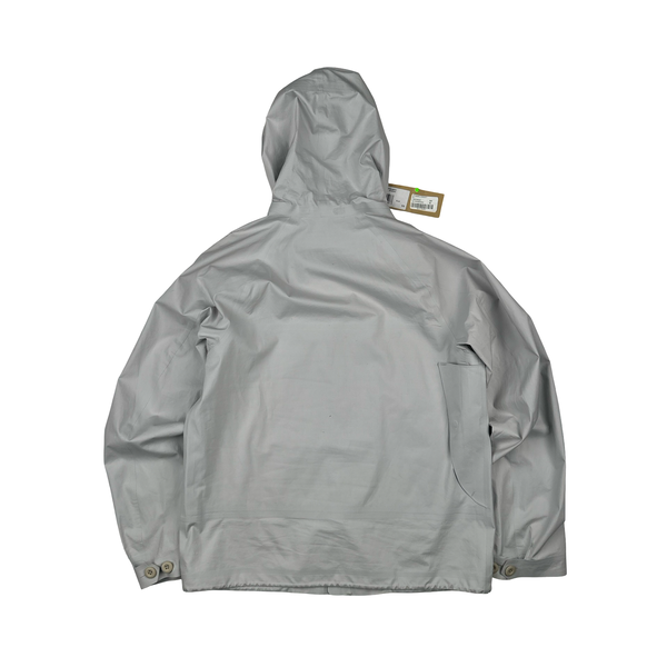 Ten C Lightweight Buttoned Neck Anorak Cotton Jacket - Large