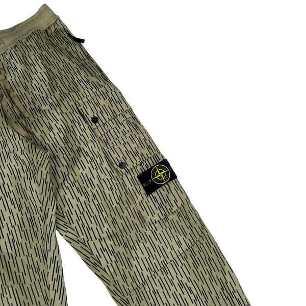 Stone Island 2021 Rain Camo Reflective Cargo Joggers - 32"