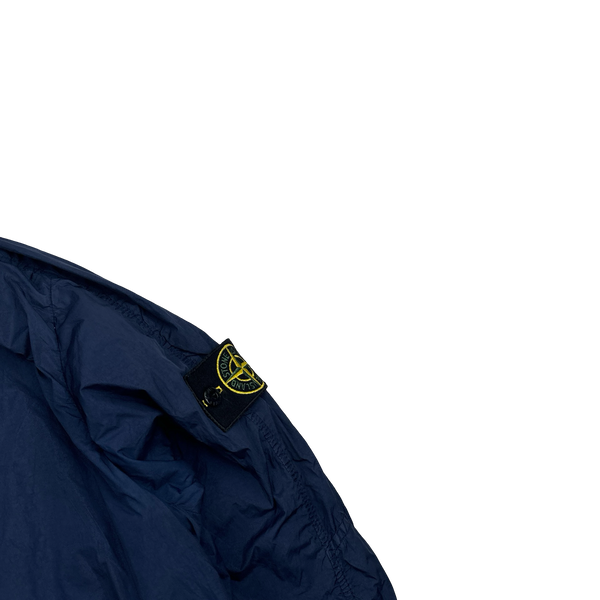 Stone Island 2019 Garment Dyed Crinkle Reps NY Cotton Lined Jacket - Small