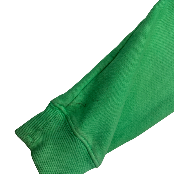 Stone Island 2022 Green Cotton Zipped Hoodie - Medium