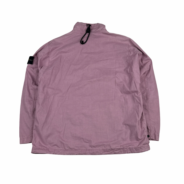 Stone Island 2020 Pink Cotton Smock Pullover - Medium