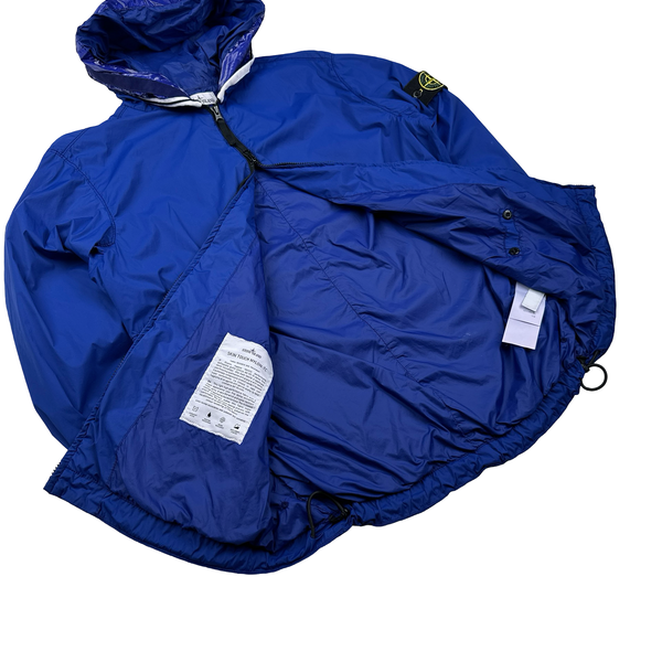 Stone Island 2022 Blue Nylon Skin Touch TC Jacket - Large