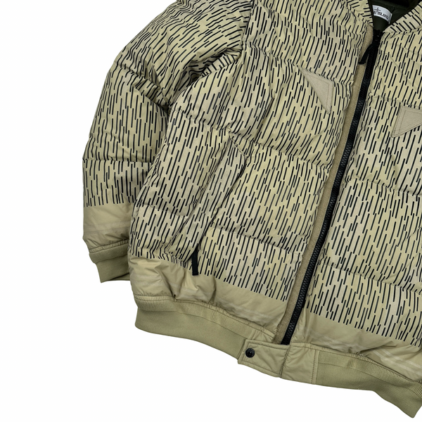 Stone Island 2021 Rain Camo Watro Reflective Down Puffer Jacket - XL