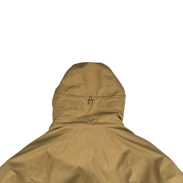 CP Company Brown Goretex Infinium Waterproof Down Liner Jacket - Large