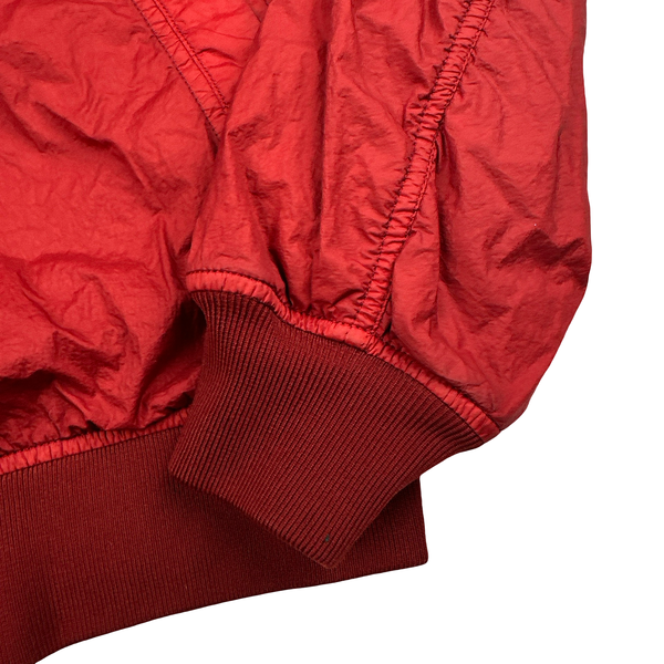 Stone Island 2014 Red Membrana TC Hooded Jacket - Medium
