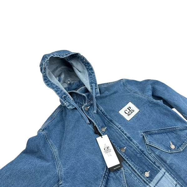 Palace X CP Company Denim 14 3/4Oz 3 In 1 Goggle Jacket - XL