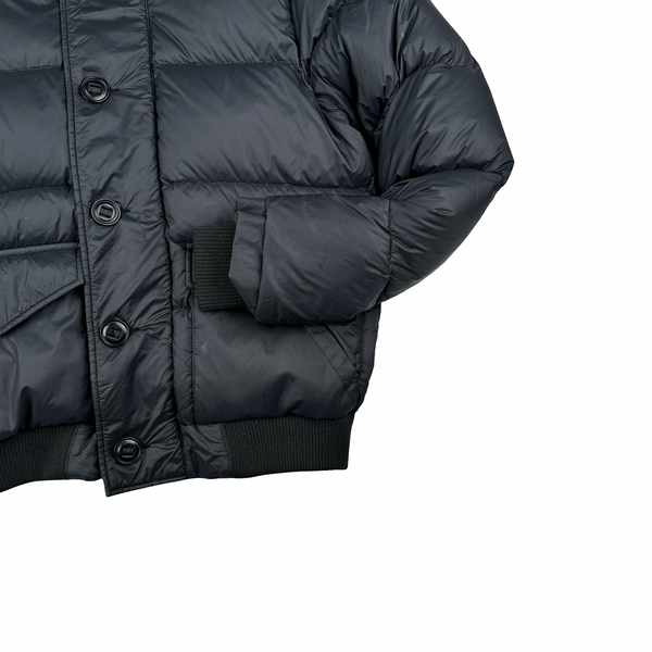 Canada Goose Ventoux Black Down Hooded Jacket - Small
