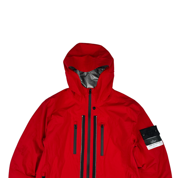 Stone Island 2020 Red Shadow Project Gore Tex Paclite Jacket - Medium
