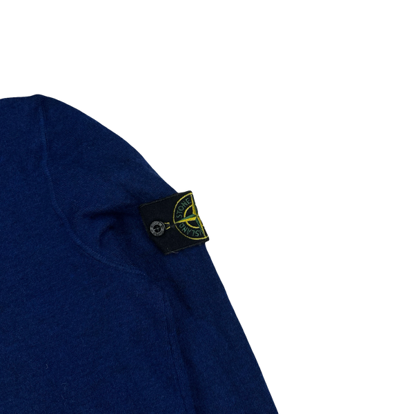 Stone Island 2015 Blue Crewneck Knit Jumper - XS