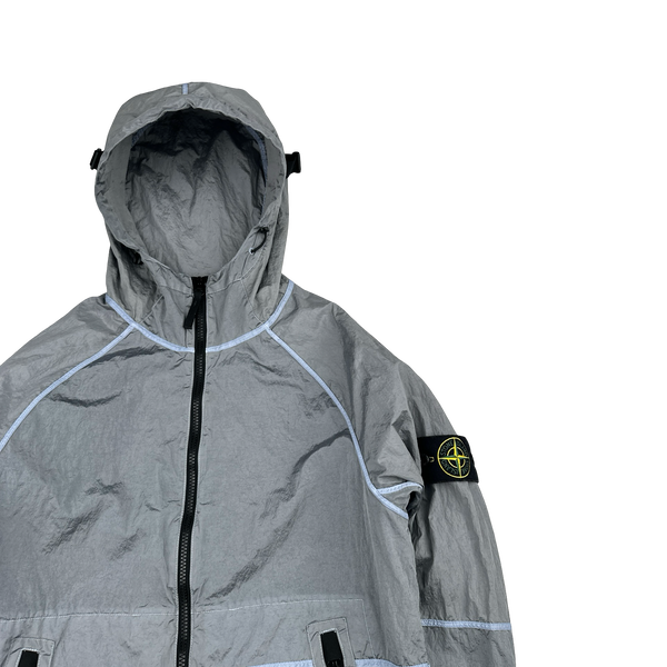 Stone Island 2024 Nylon Metal Watro-TC Regenerated Nylon Econyl Jacket - Small